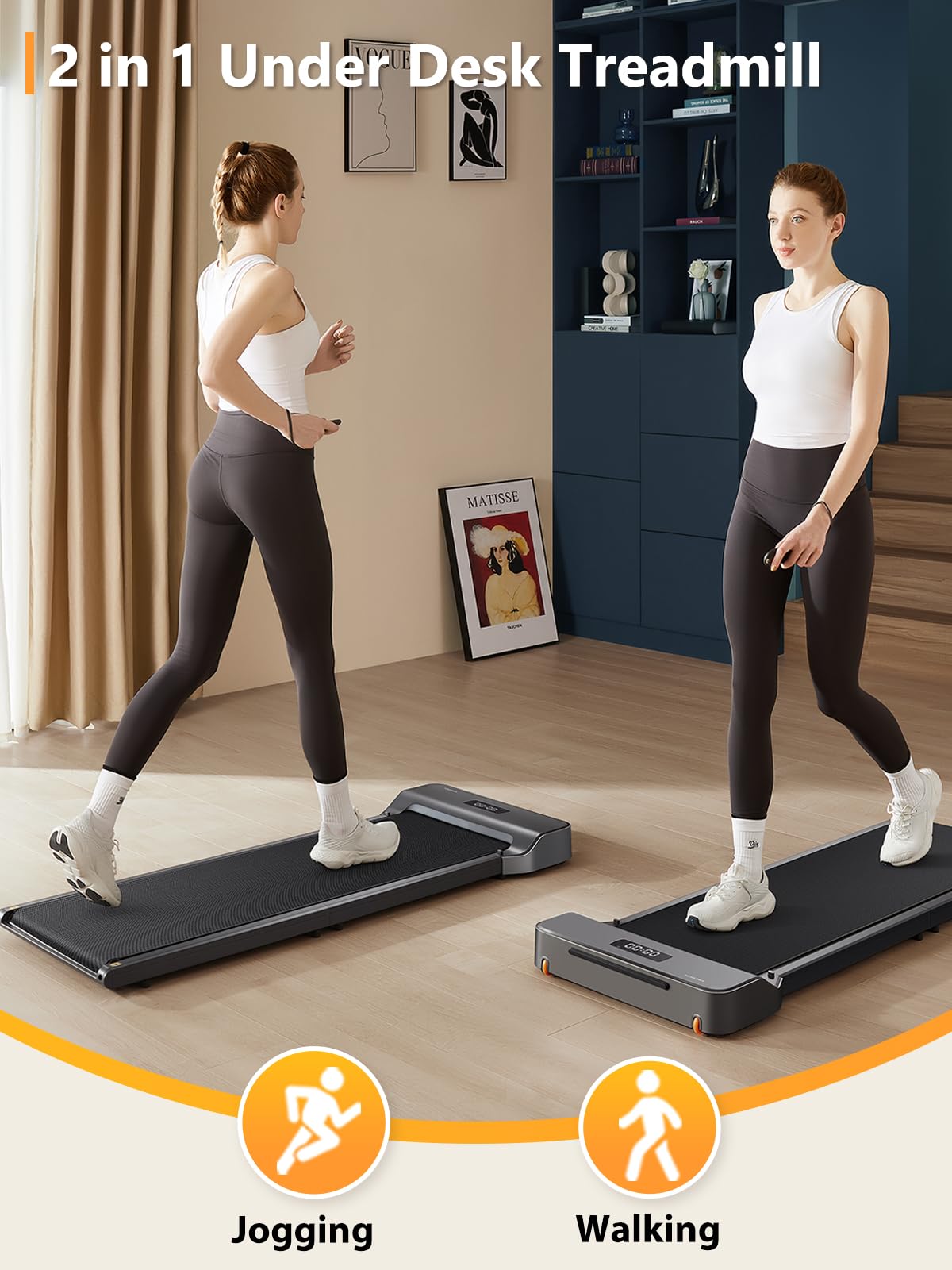 WalkingPad Z1 Folding Under-Desk Treadmill with Remote & LED Display