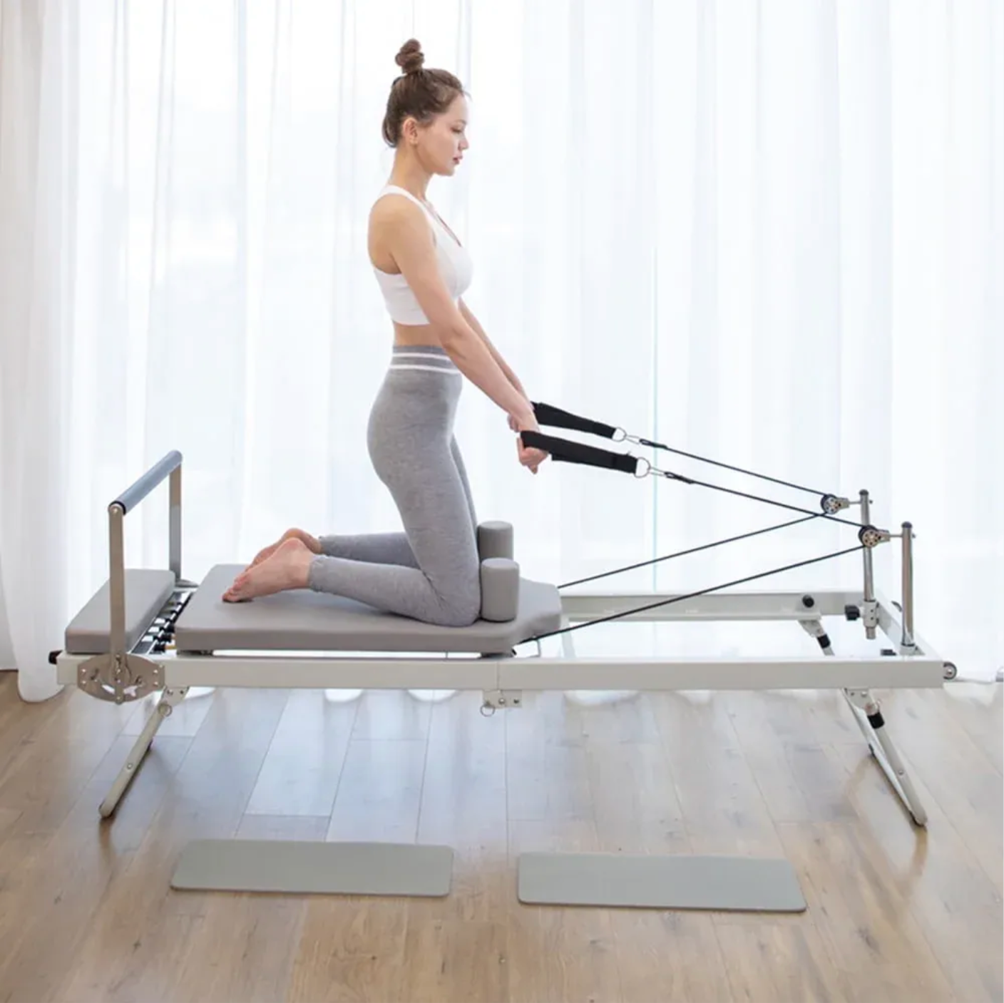 ARKANTOS Foldable Pilates Reformer, Pilates Machine & Equipment for Home use