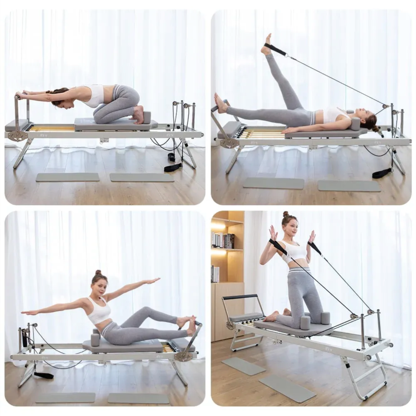 ARKANTOS Foldable Pilates Reformer, Pilates Machine & Equipment for Home use